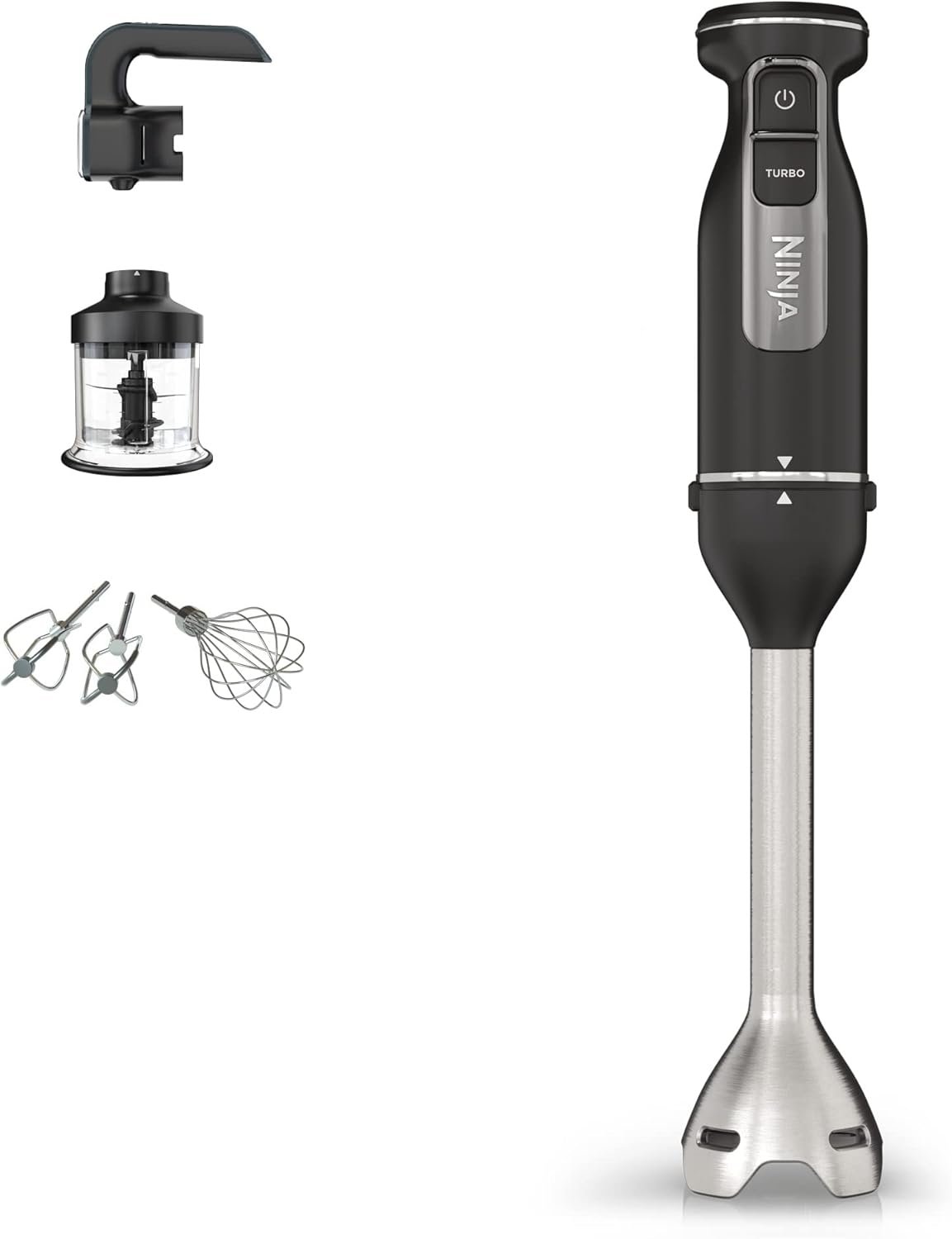 Kit Mixeur Plongeant Hachoir Batteur Base Multifonction 850W Ninja CI100EU – Image 2