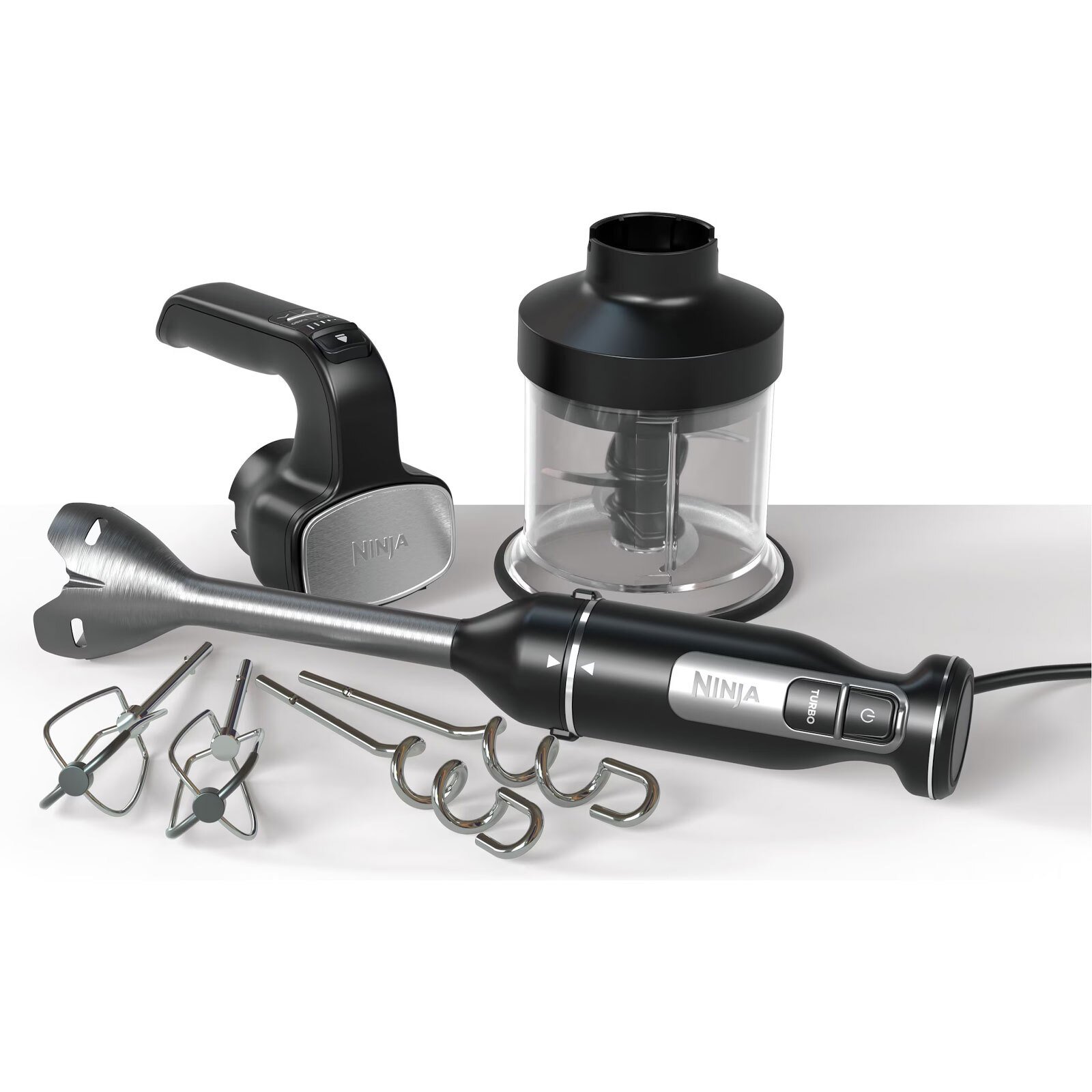 Kit Mixeur Plongeant Hachoir Batteur Base Multifonction 850W Ninja CI100EU – Image 19