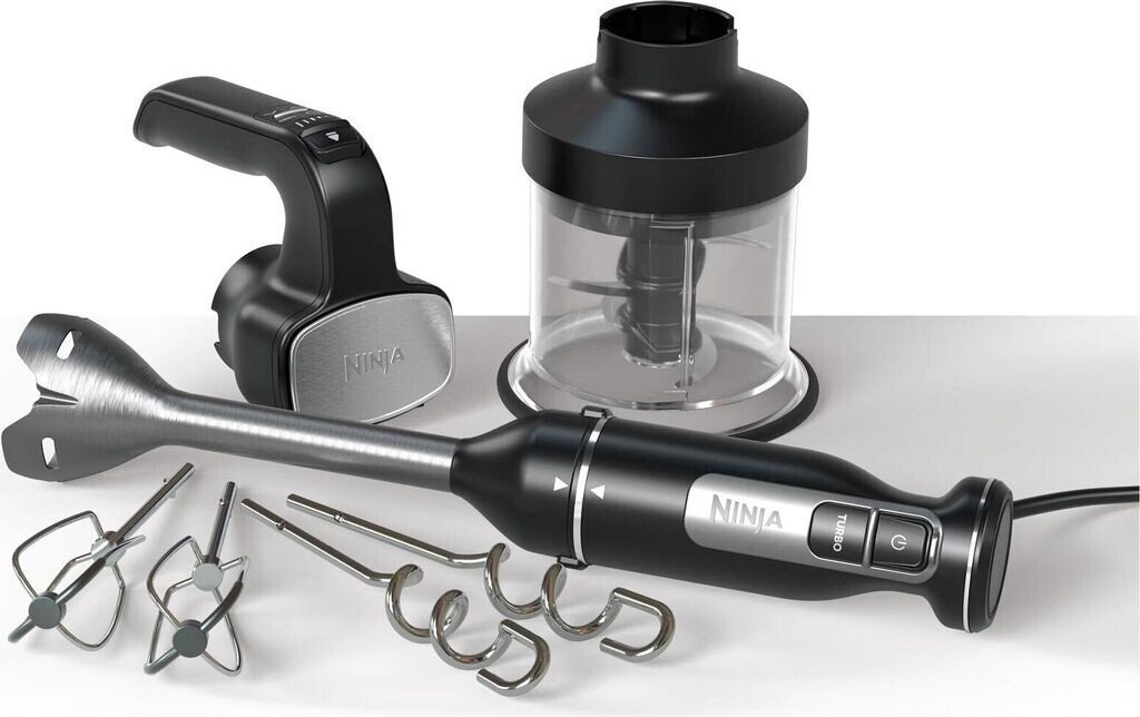 Kit Mixeur Plongeant Hachoir Batteur Base Multifonction 850W Ninja CI100EU – Image 11