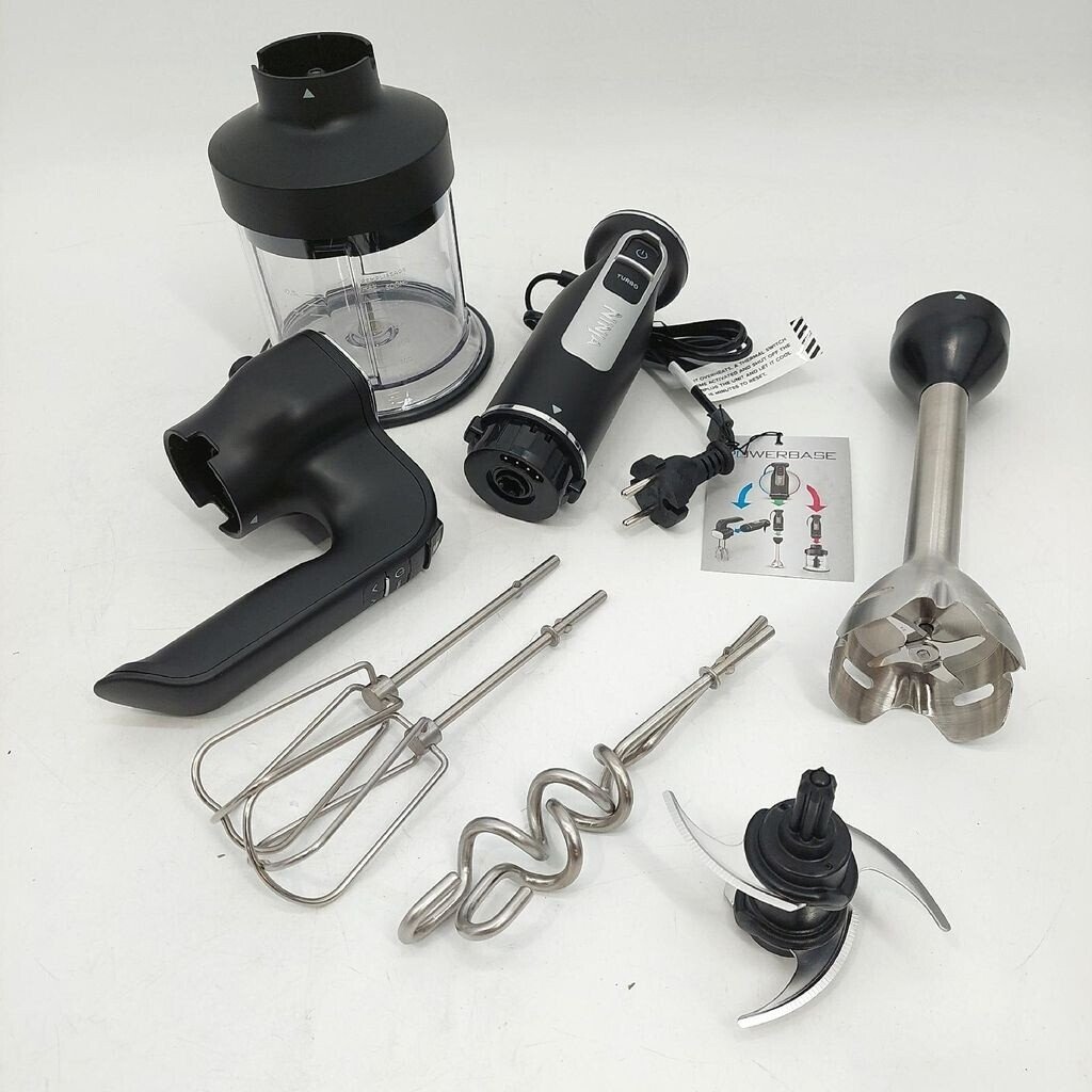 Kit Mixeur Plongeant Hachoir Batteur Base Multifonction 850W Ninja CI100EU – Image 17