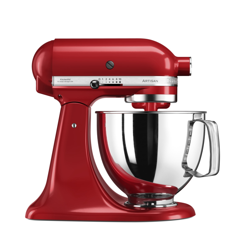 Robot Pétrin 3En1 10 Vitesses Avec Bol En Inox 4.8L 300W Artisan KitchenAid 5KSM125EER