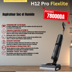 DREAME H12 Pro Flex Lite Wet & Dry - Aspirateur balai 2-en-1 - NA - Noir